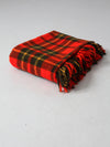 vintage Faribo plaid throw