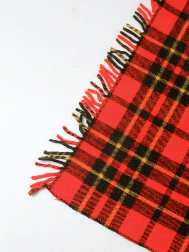 vintage Faribo plaid throw