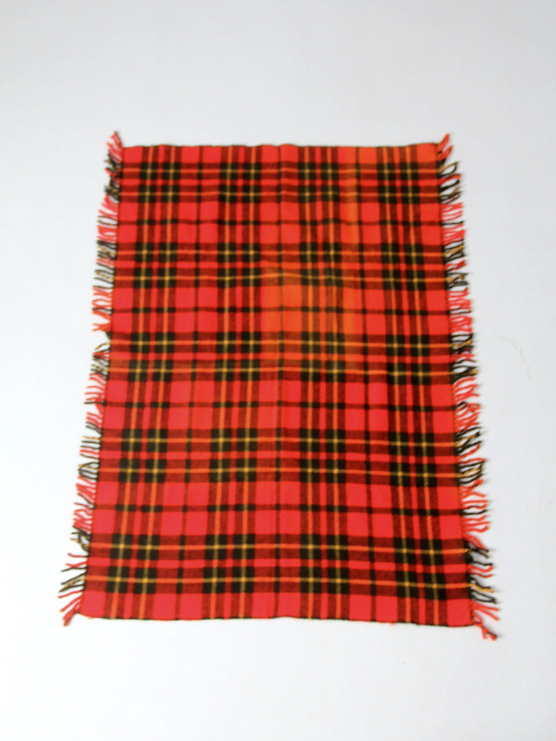 vintage Faribo plaid throw