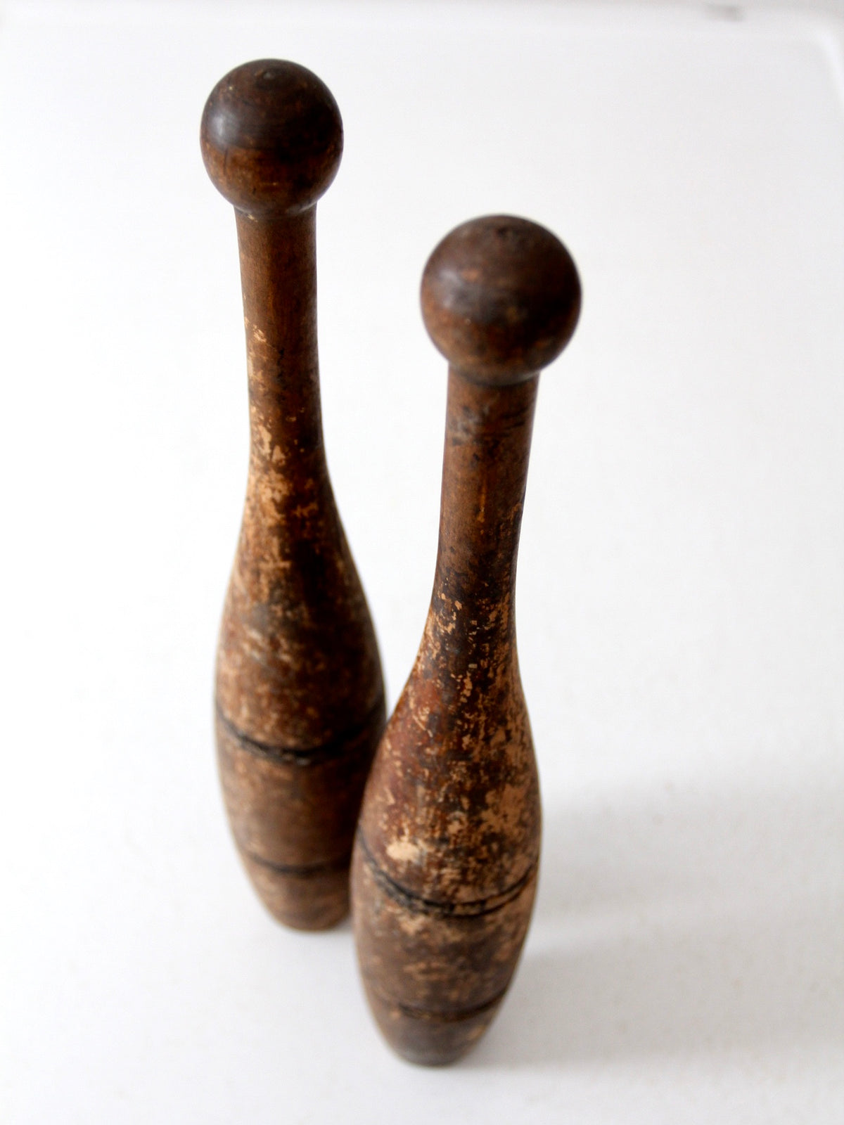 antique Indian clubs pair, circa 1900