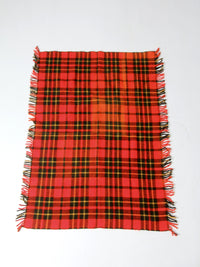 vintage Faribo plaid throw