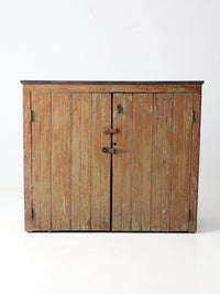 antique primitive cabinet