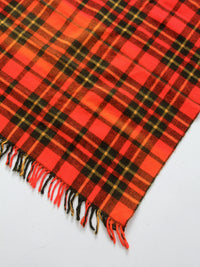 vintage Faribo plaid throw