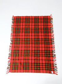 vintage Faribo plaid throw