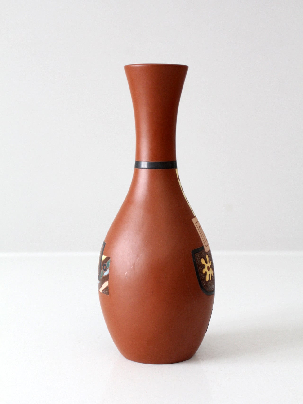 vintage Gom Viet style pottery vase