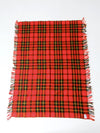 vintage Faribo plaid throw