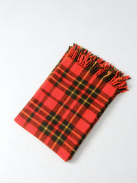 vintage Faribo plaid throw