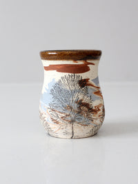 vintage studio pottery mug