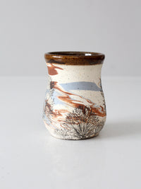 vintage studio pottery mug