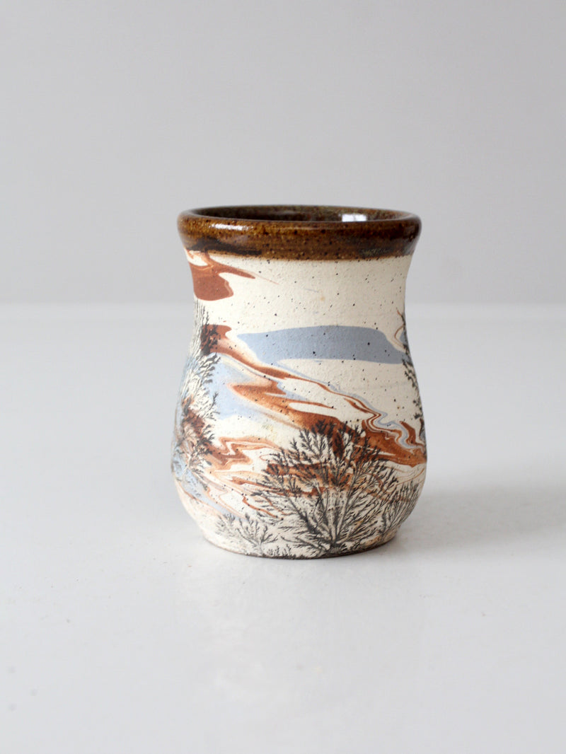 vintage studio pottery mug