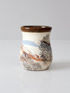 vintage studio pottery mug