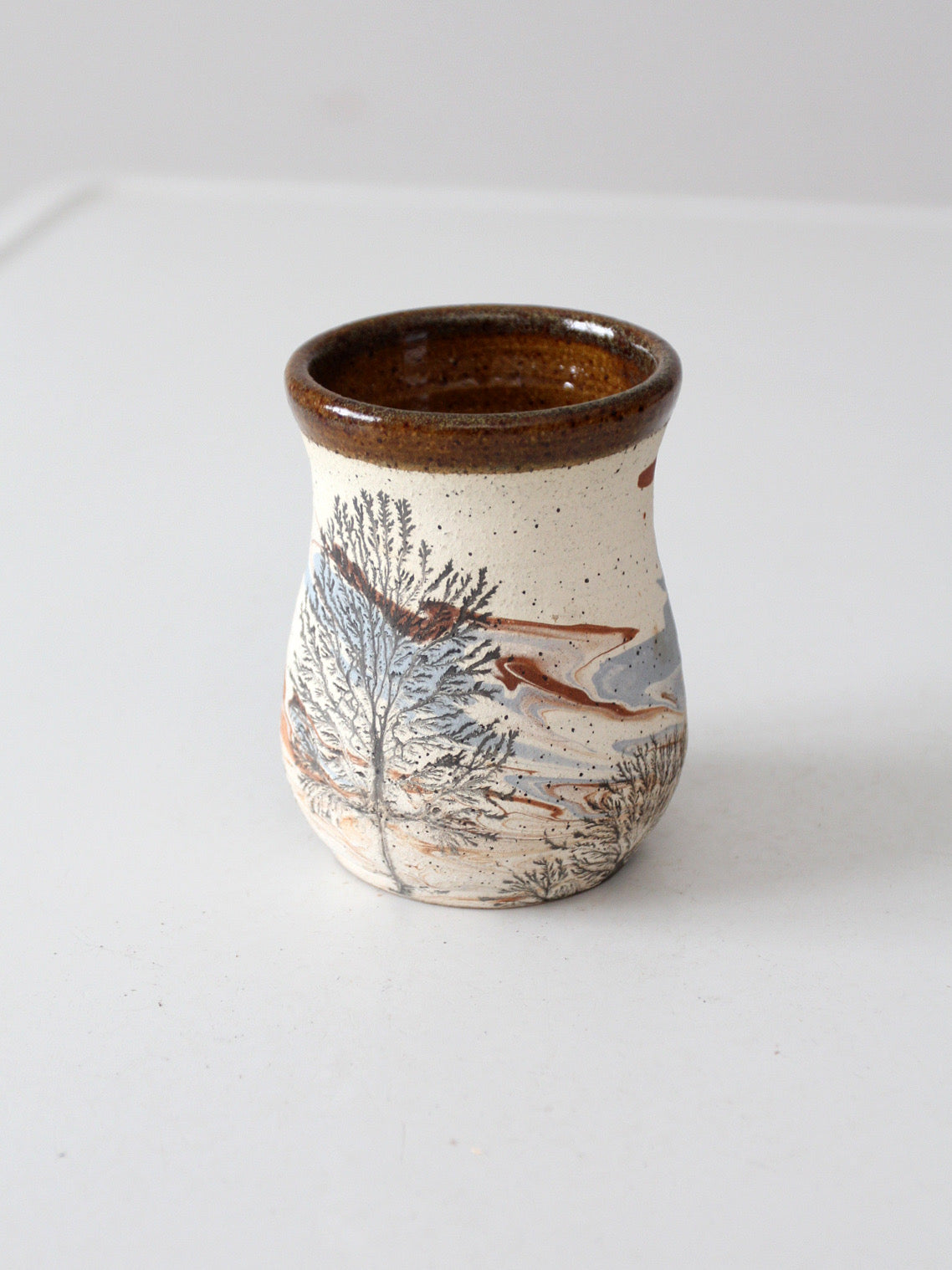 vintage studio pottery mug