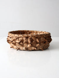 antique American handmade splint basket
