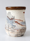 vintage studio pottery mug