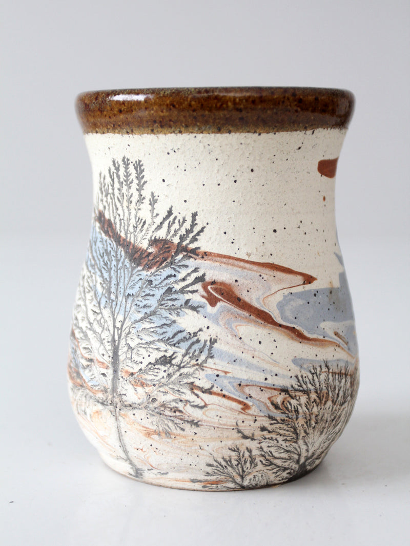 vintage studio pottery mug