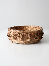 antique American handmade splint basket