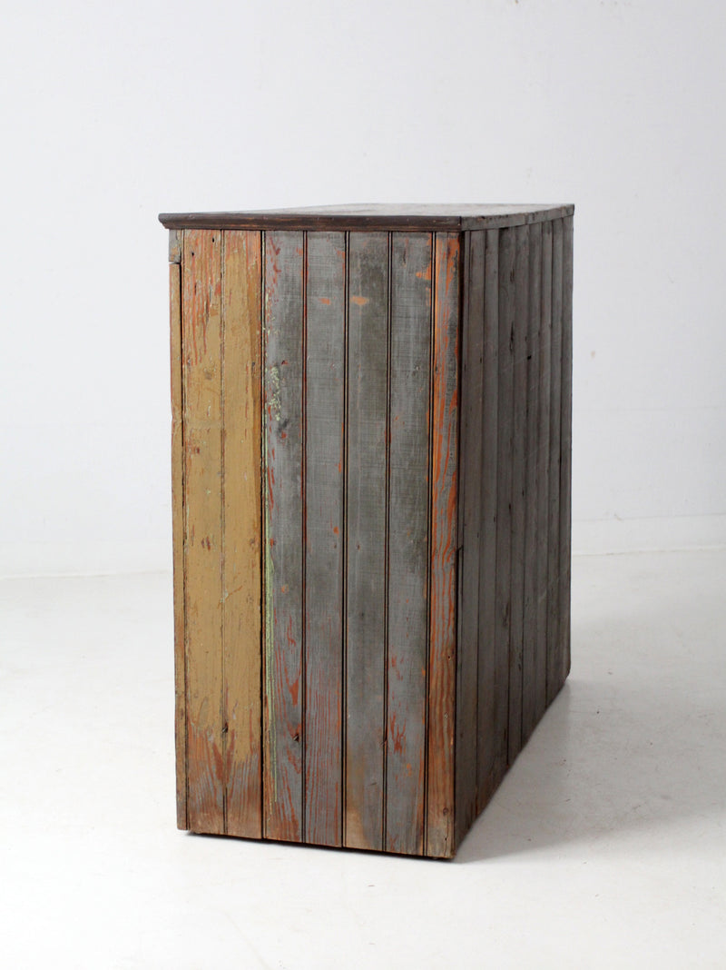 antique primitive cabinet