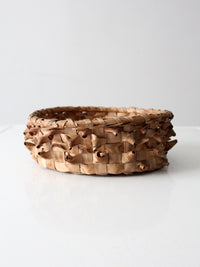 antique American handmade splint basket