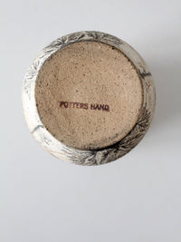 vintage studio pottery mug