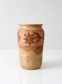 vintage studio pottery vase