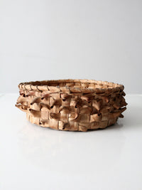 antique American handmade splint basket