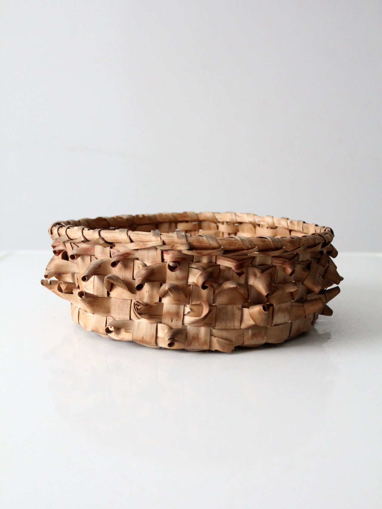 antique American handmade splint basket