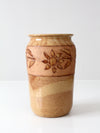vintage studio pottery vase