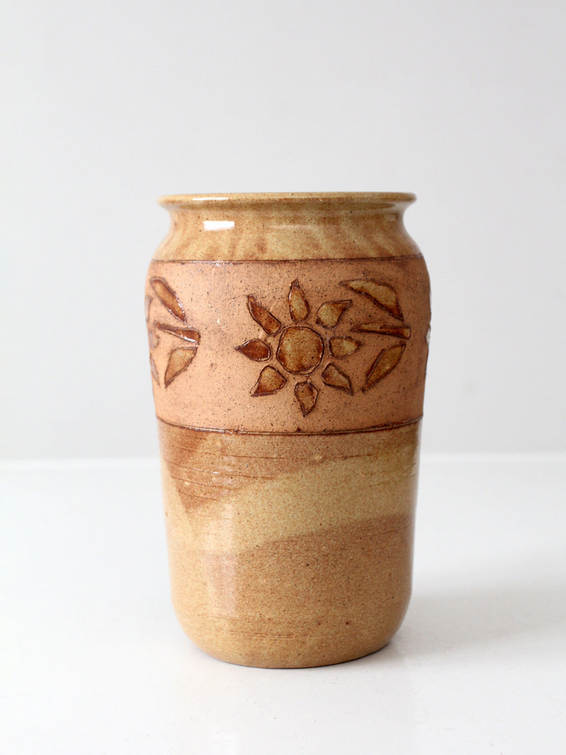 vintage studio pottery vase