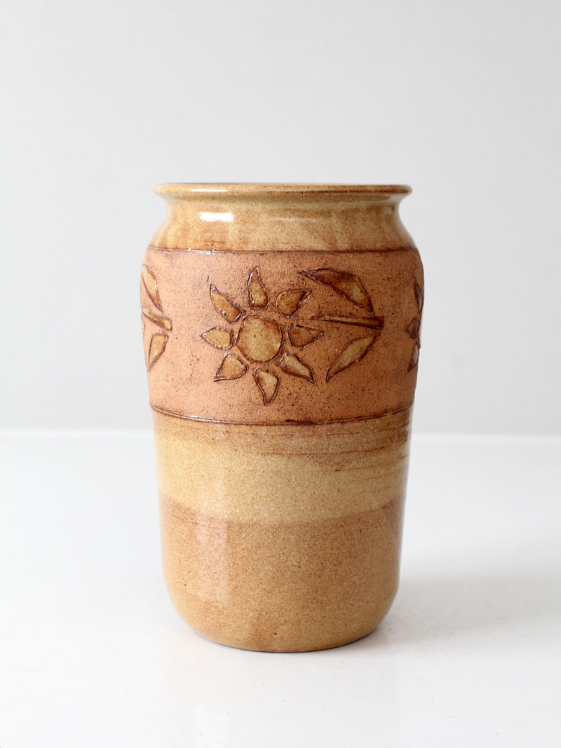 vintage studio pottery vase