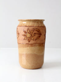 vintage studio pottery vase