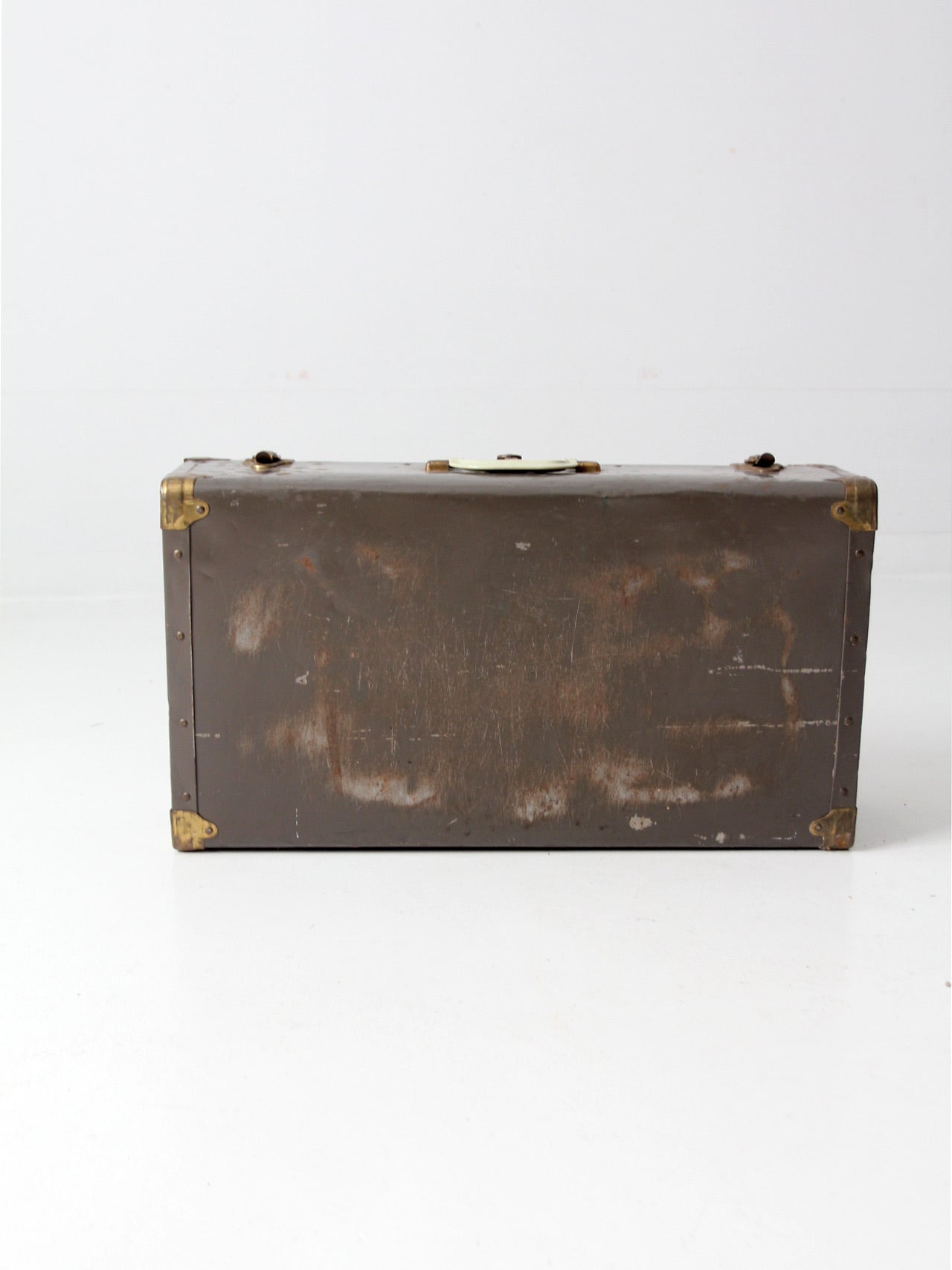 vintage metal suitcase