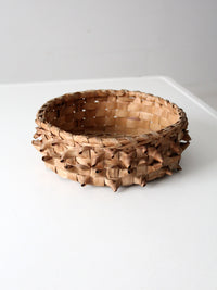 antique American handmade splint basket