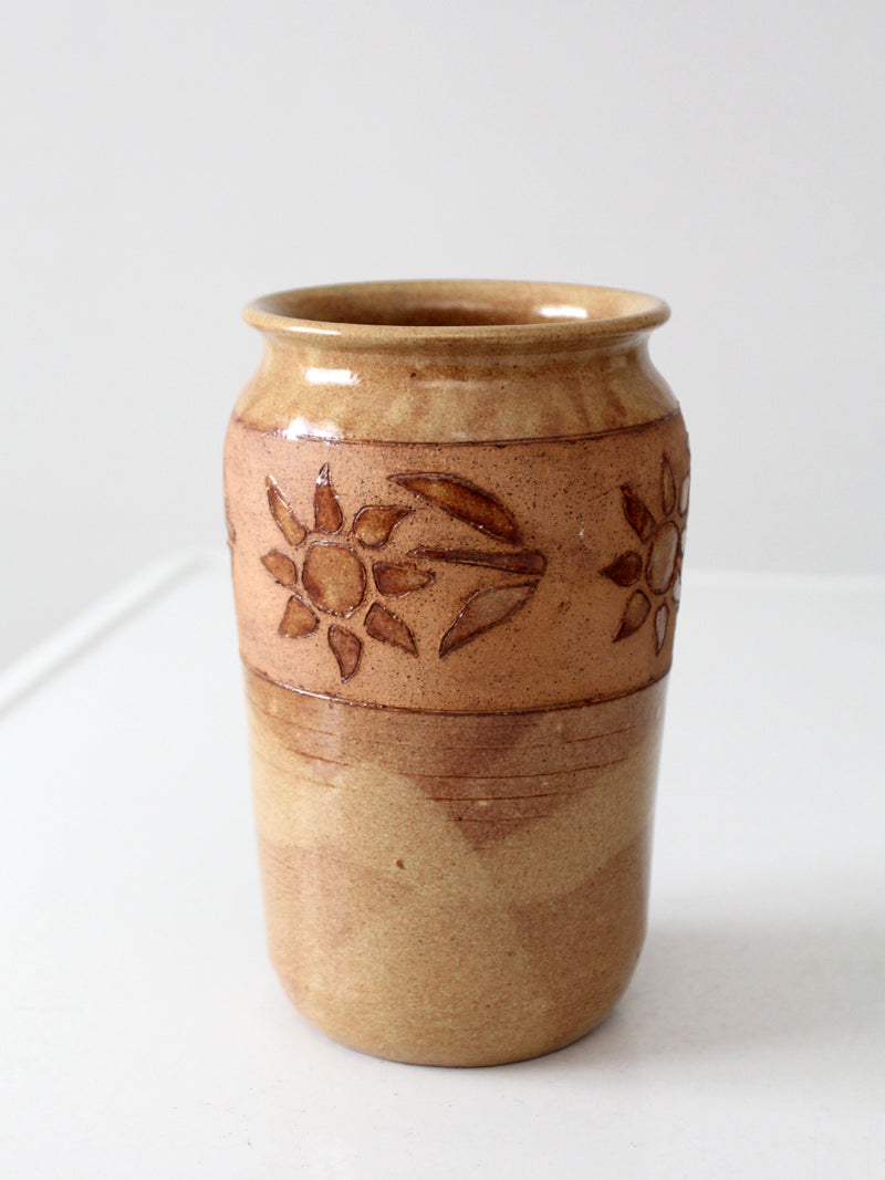 vintage studio pottery vase