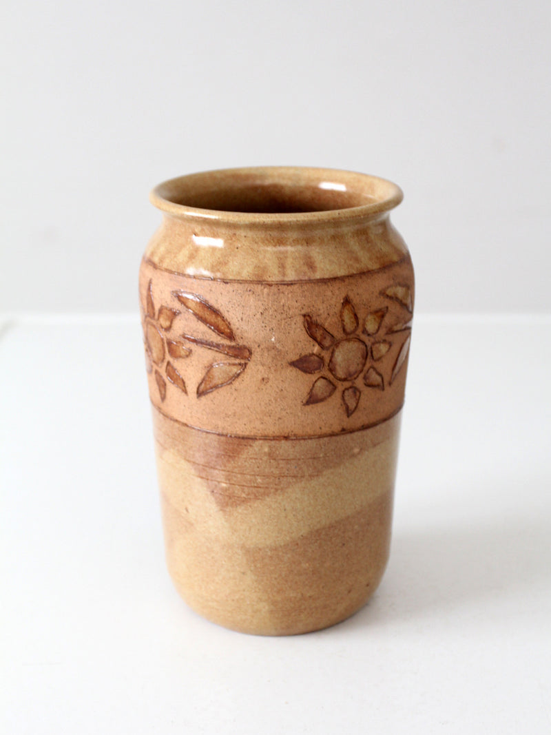 vintage studio pottery vase