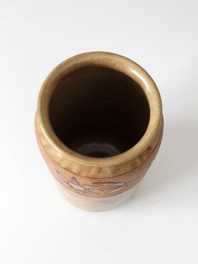 vintage studio pottery vase
