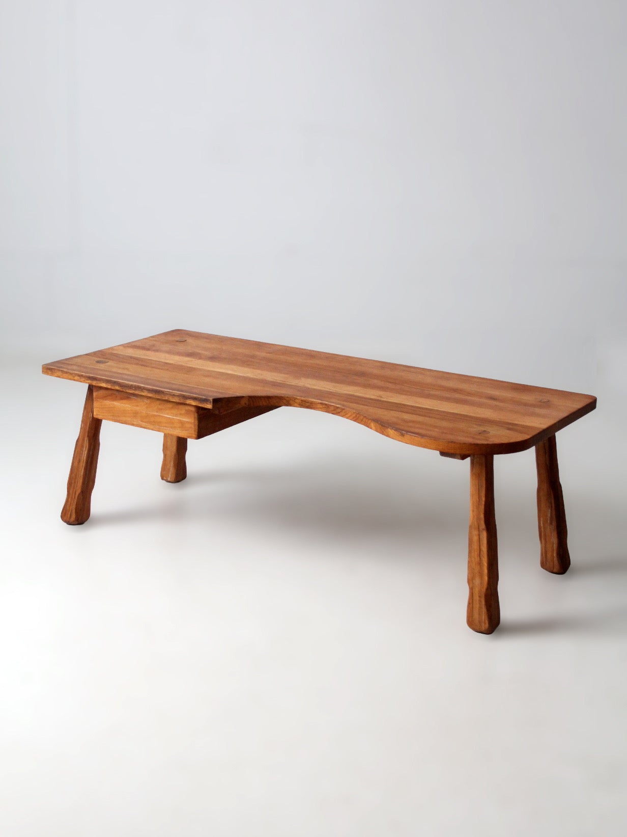 mid-century Ranch Oak coffee table