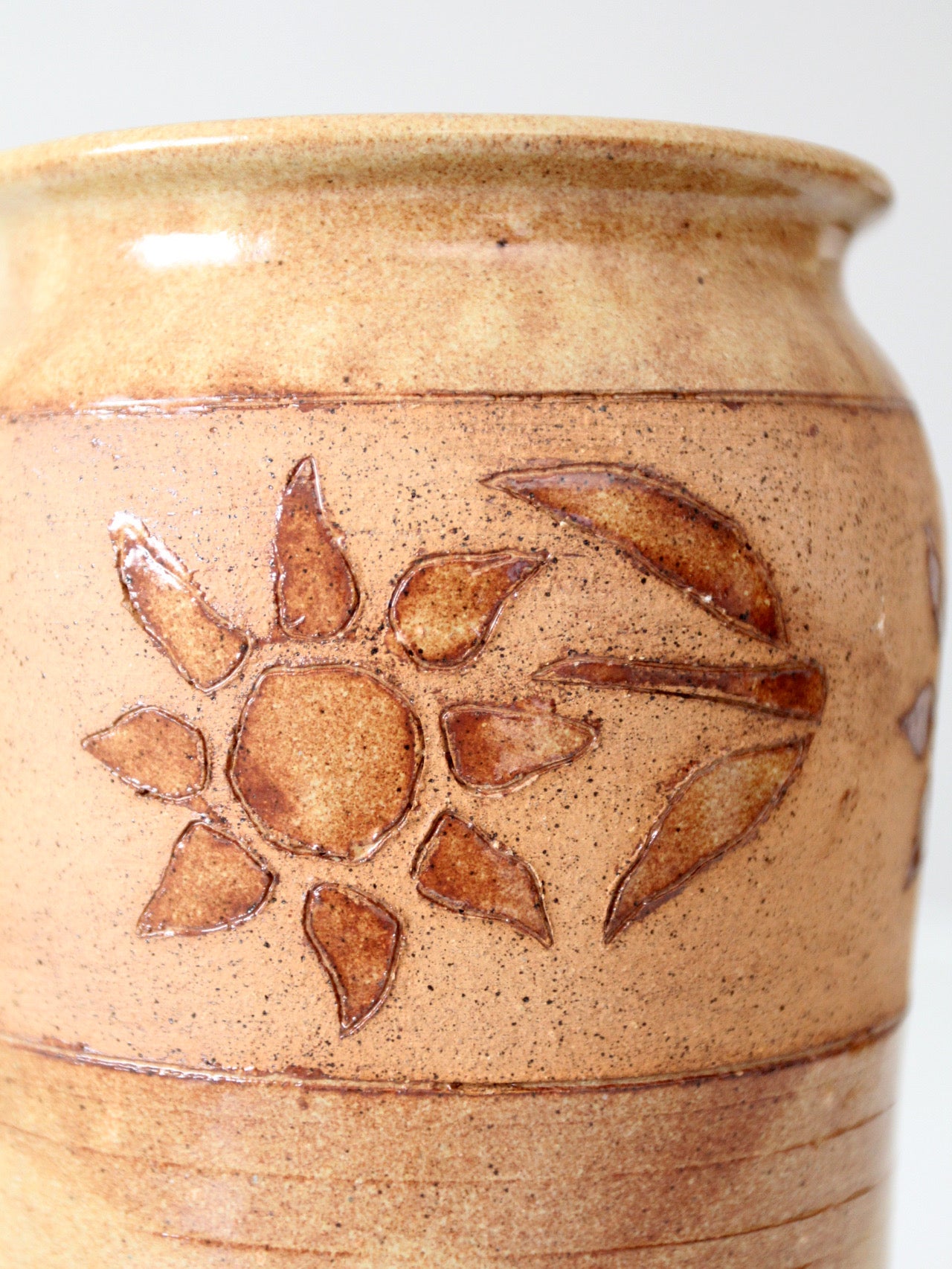 vintage studio pottery vase