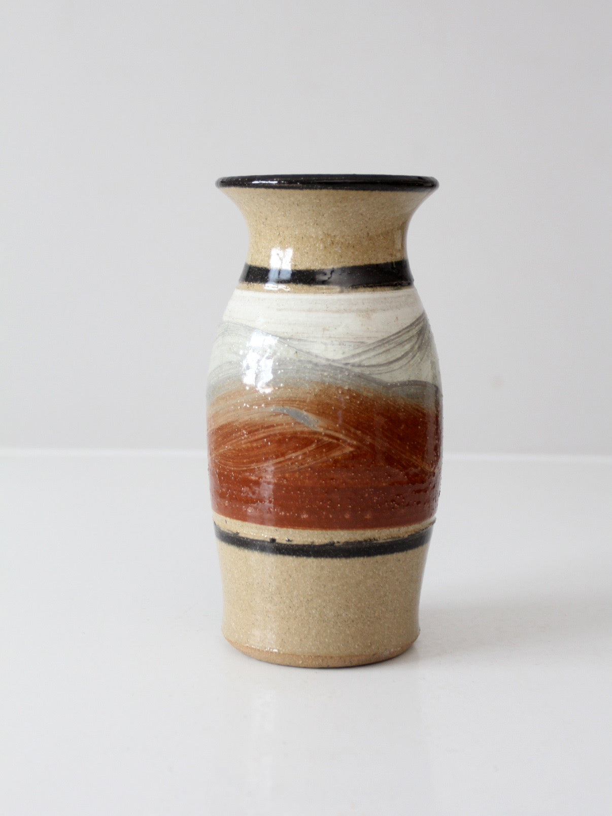vintage studio pottery vase