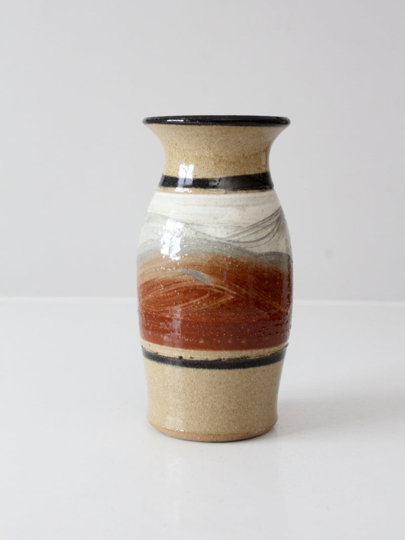 vintage studio pottery vase