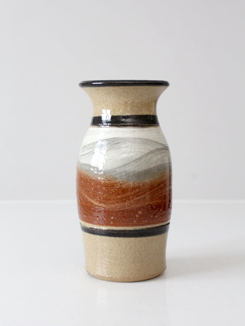 vintage studio pottery vase