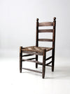 antique rush seat chair