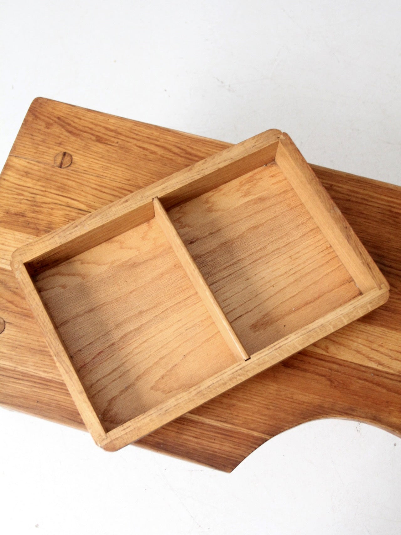 mid-century Ranch Oak coffee table