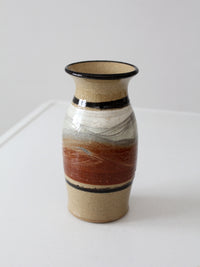 vintage studio pottery vase