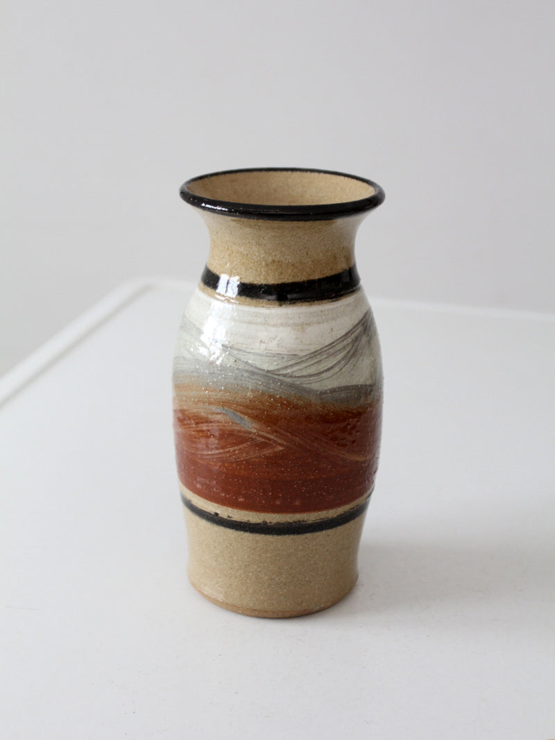 vintage studio pottery vase