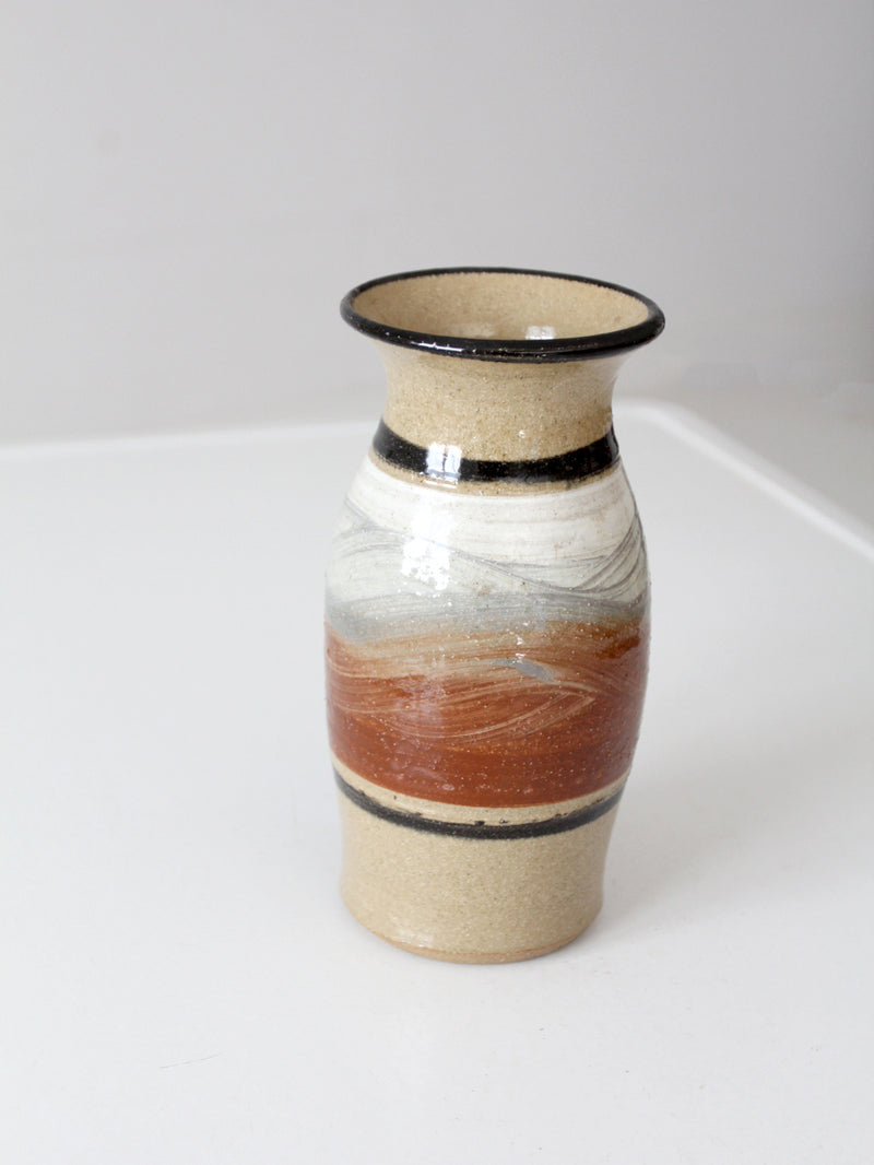 vintage studio pottery vase