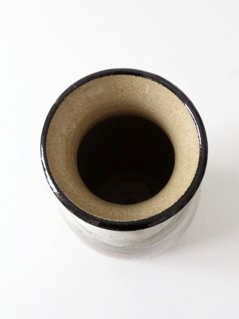 vintage studio pottery vase