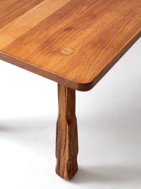 mid-century Ranch Oak coffee table