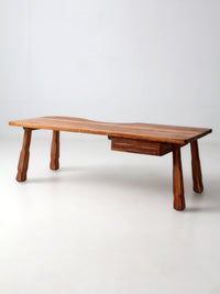 mid-century Ranch Oak coffee table