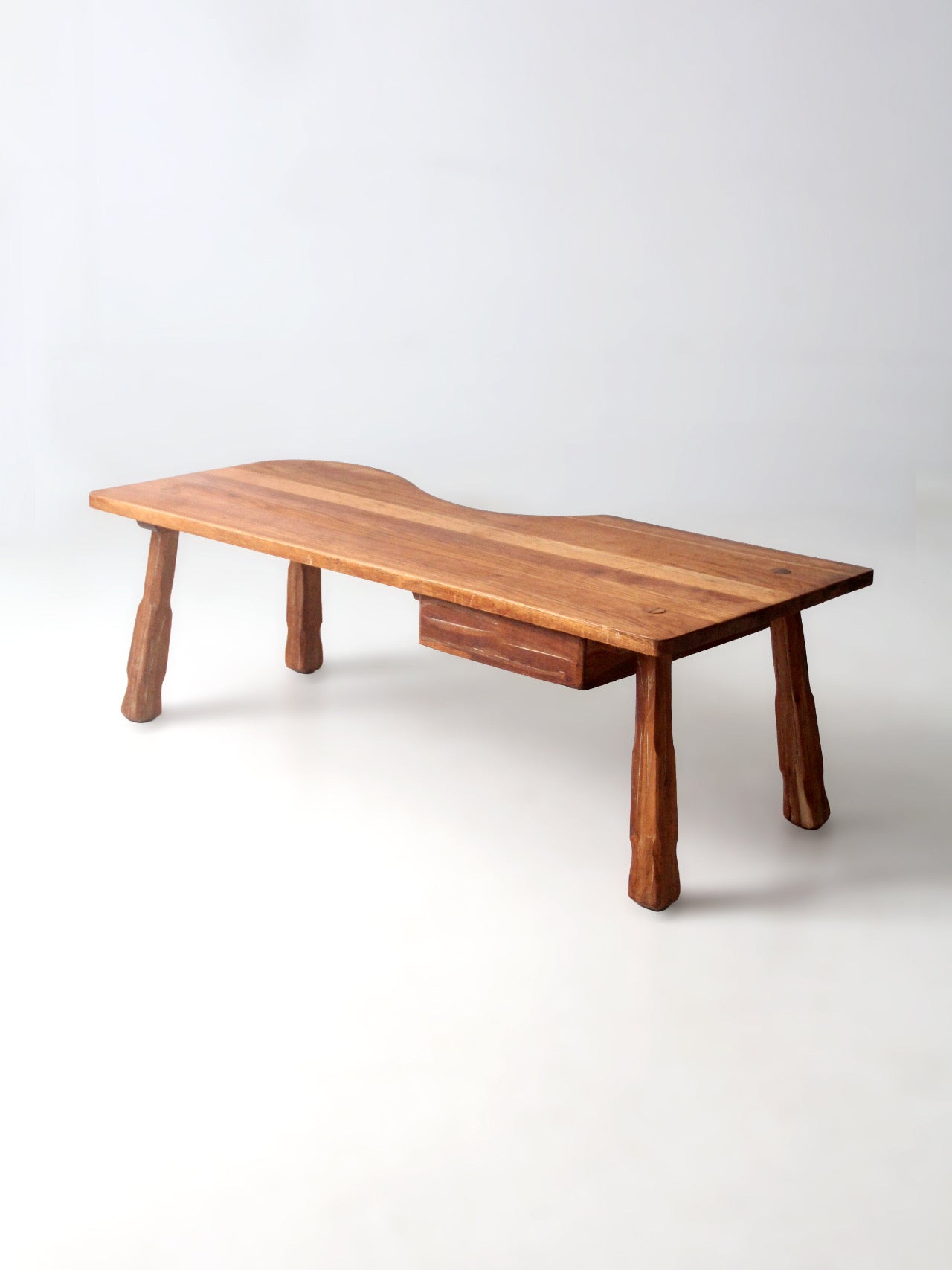 mid-century Ranch Oak coffee table