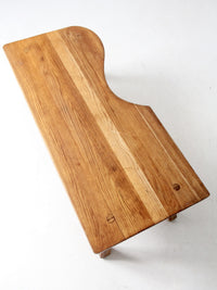 mid-century Ranch Oak coffee table